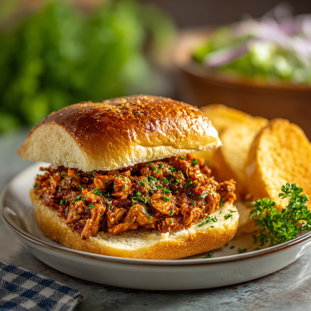 Cajun Chicken Sloppy Joes