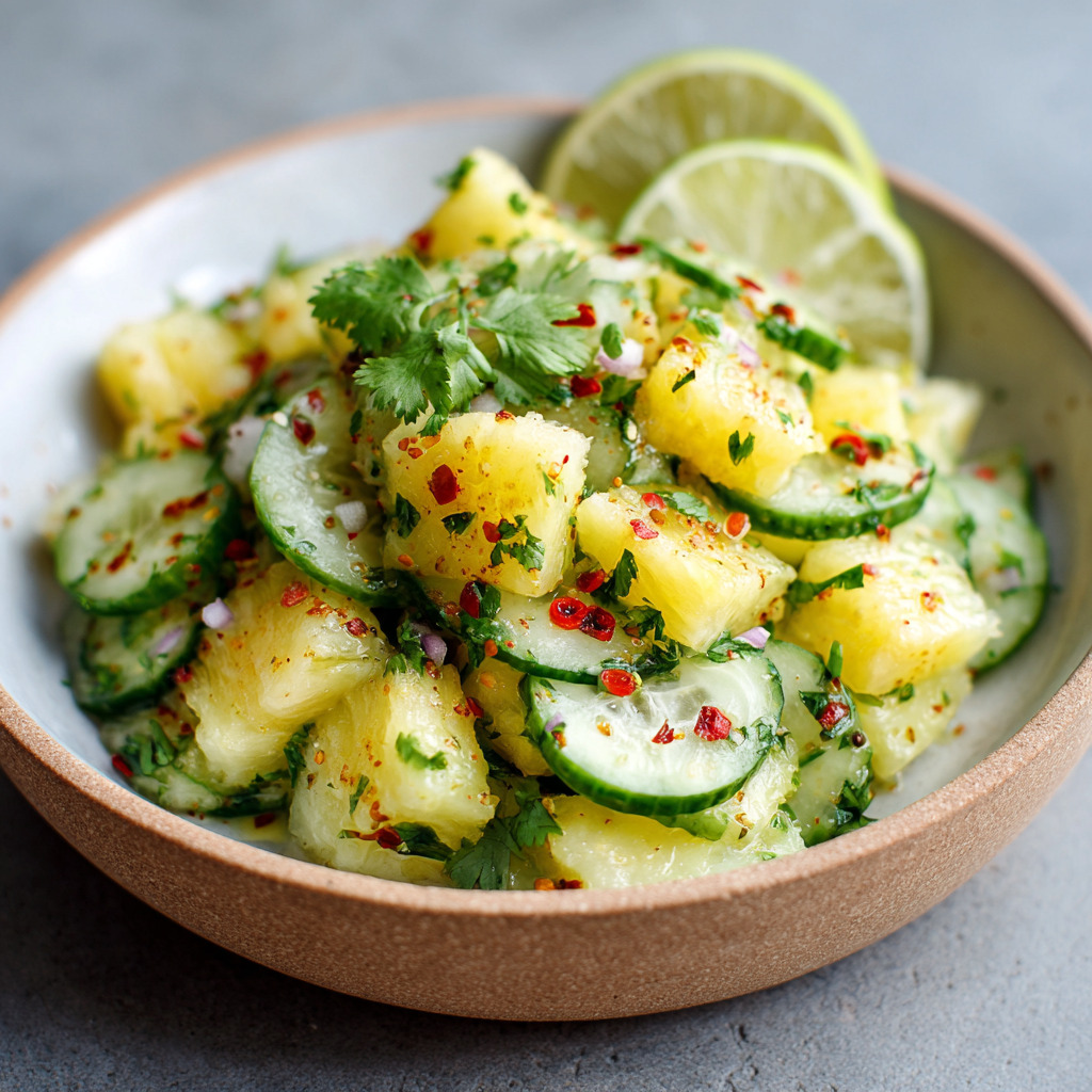Pineapple Cucumber Salad