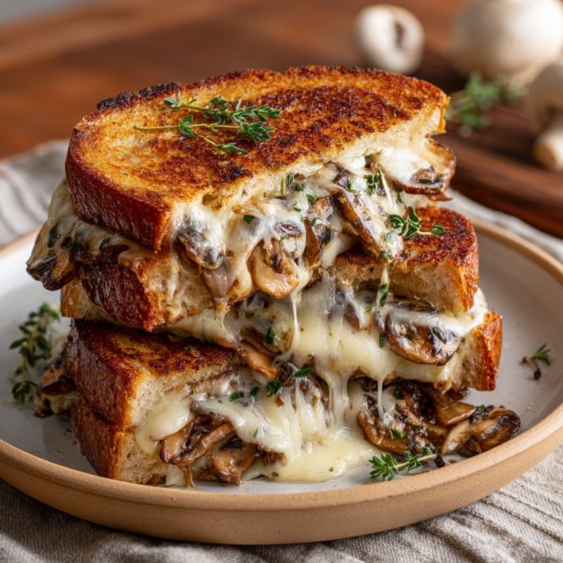 Hearty Swiss Mushroom Melt