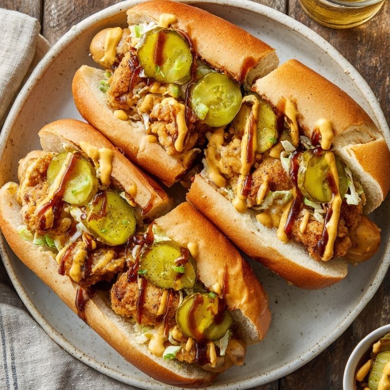 Hearty South Carolina Bird Dog Sandwiches