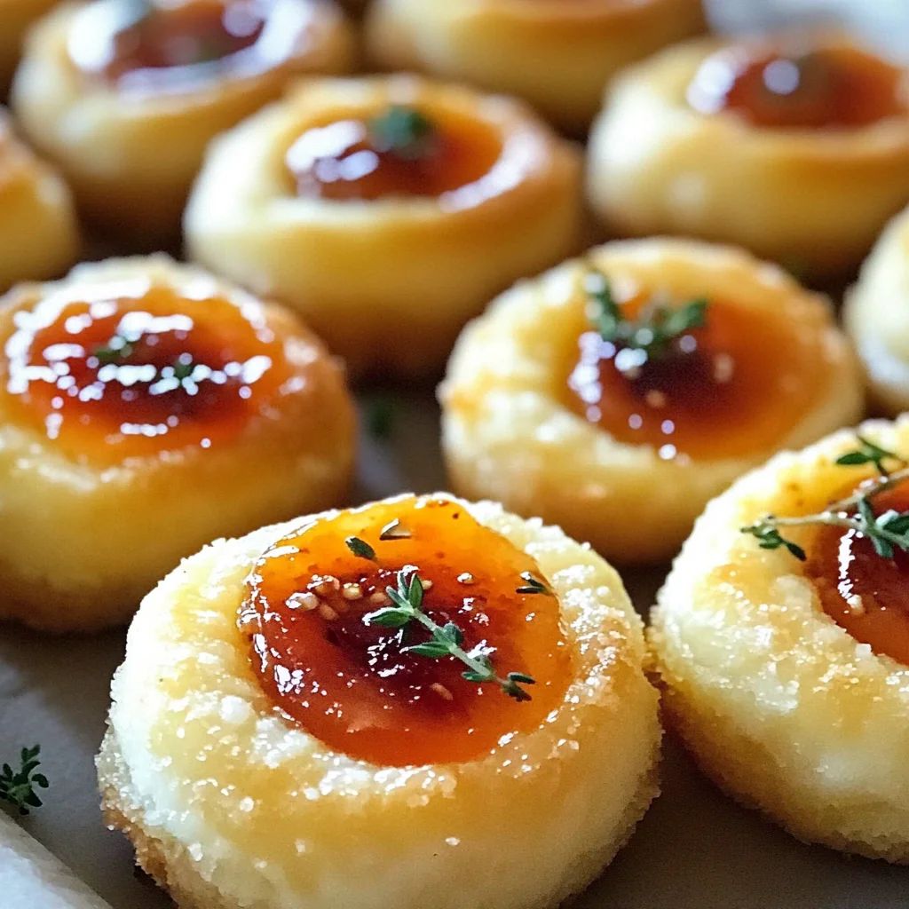 Savory Cheesy Thumbprint Appetizers With Hot Pepper Jelly