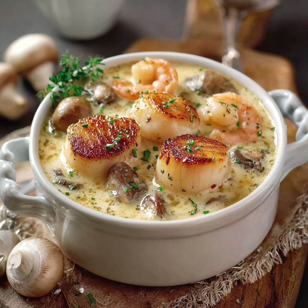 Decadent Seafood Cassolette