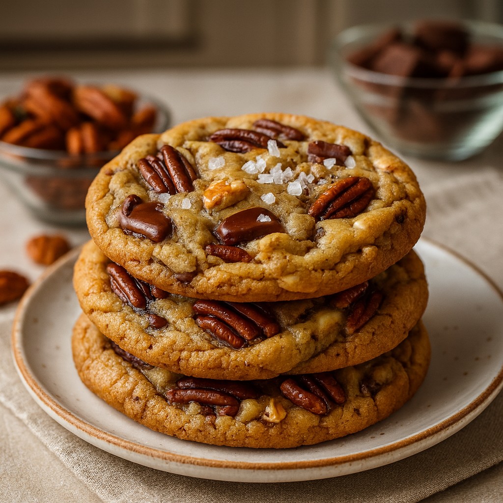 Rich Turtle Pudding Cookies