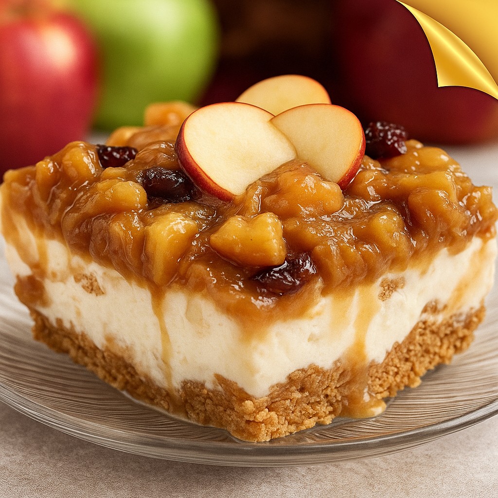 Decadent Apple Cinnamon Pretzel Salad
