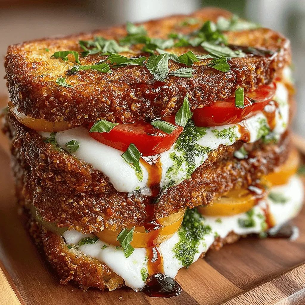 Gourmet Grilled Veggie And Mozzarella Sandwiches