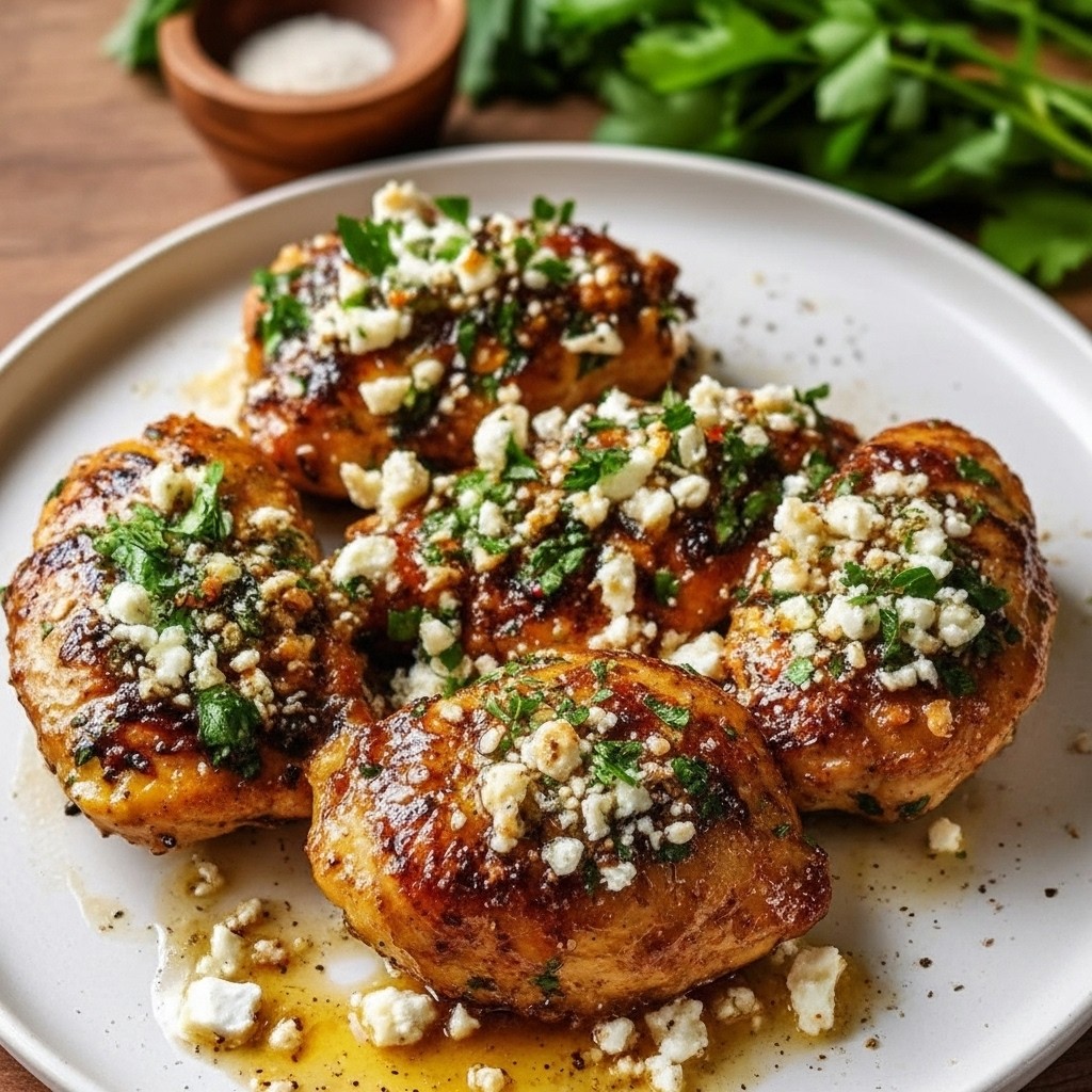 Savory Hot Honey Feta Chicken Dish