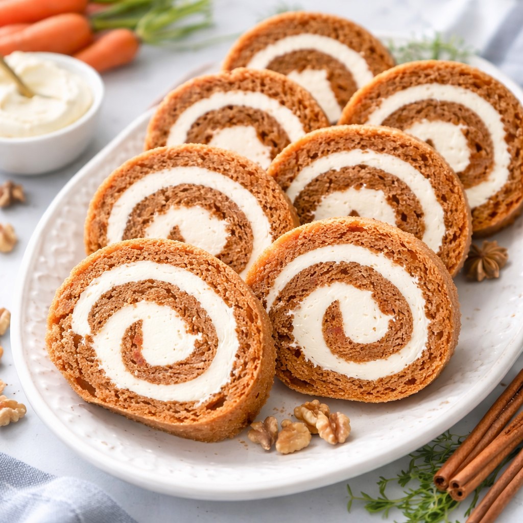 Savory Carrot Cake Roll