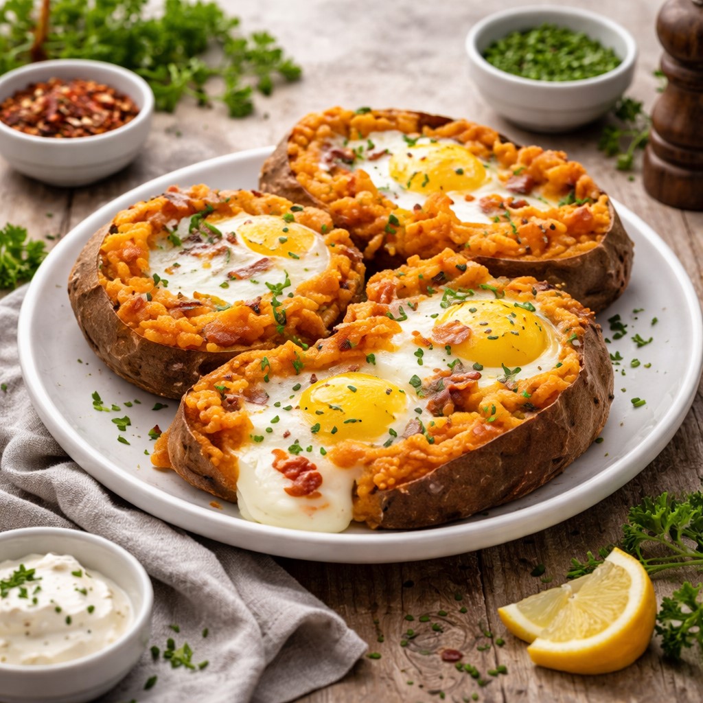 Hearty Breakfast Sweet Potato