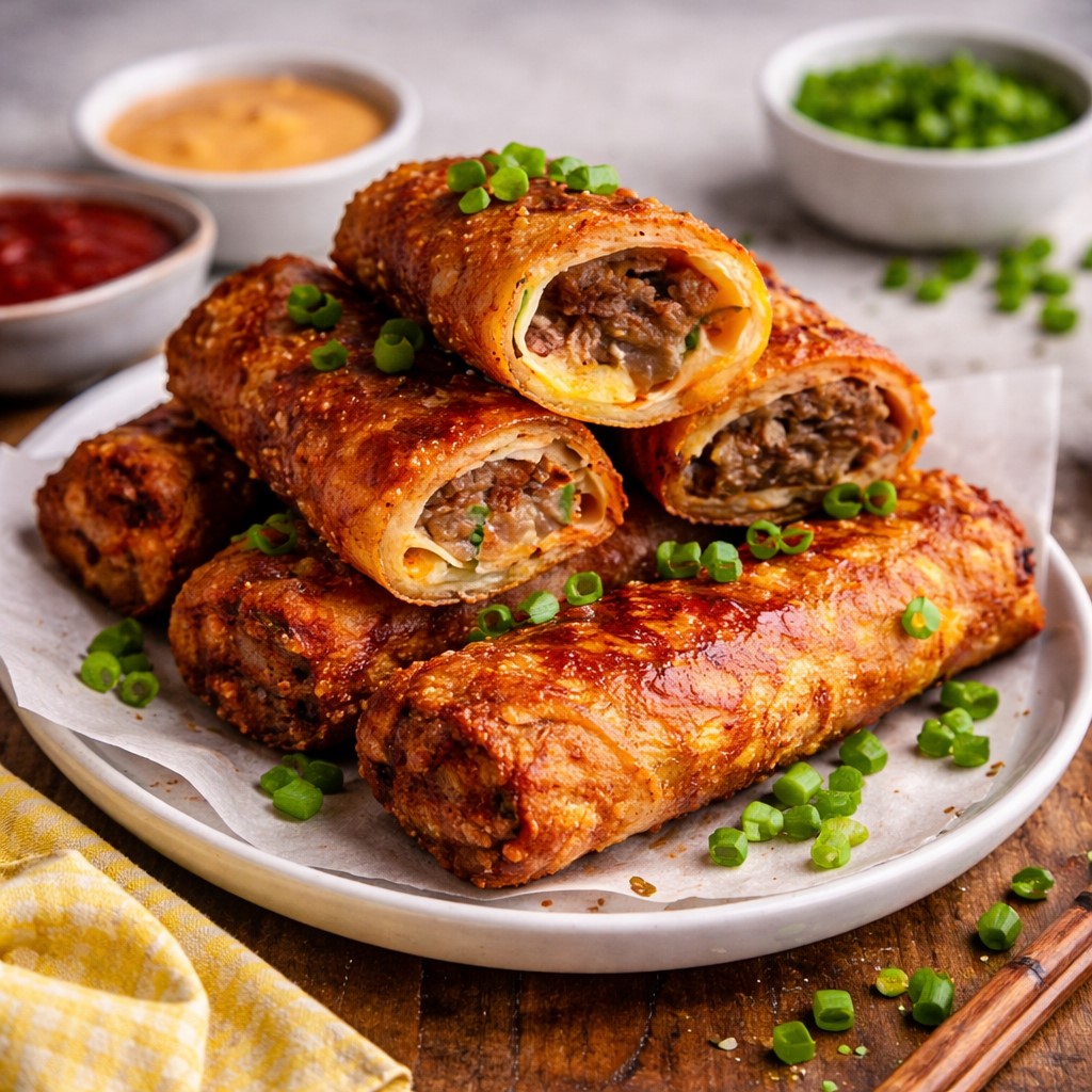 Crispy Voodoo Egg Rolls