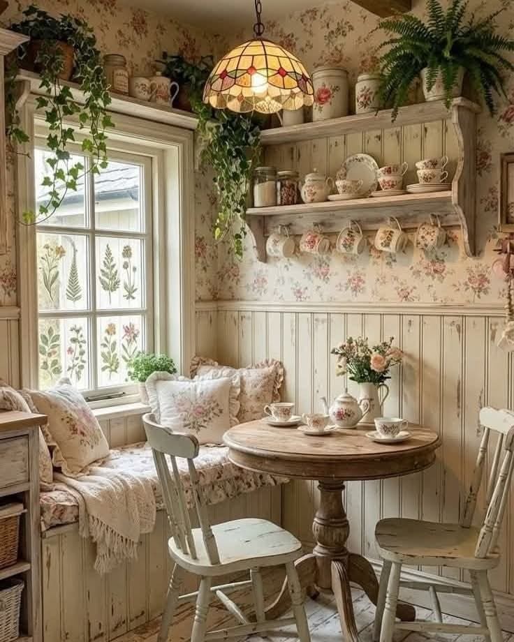 Romantic Cottage Tea Nook