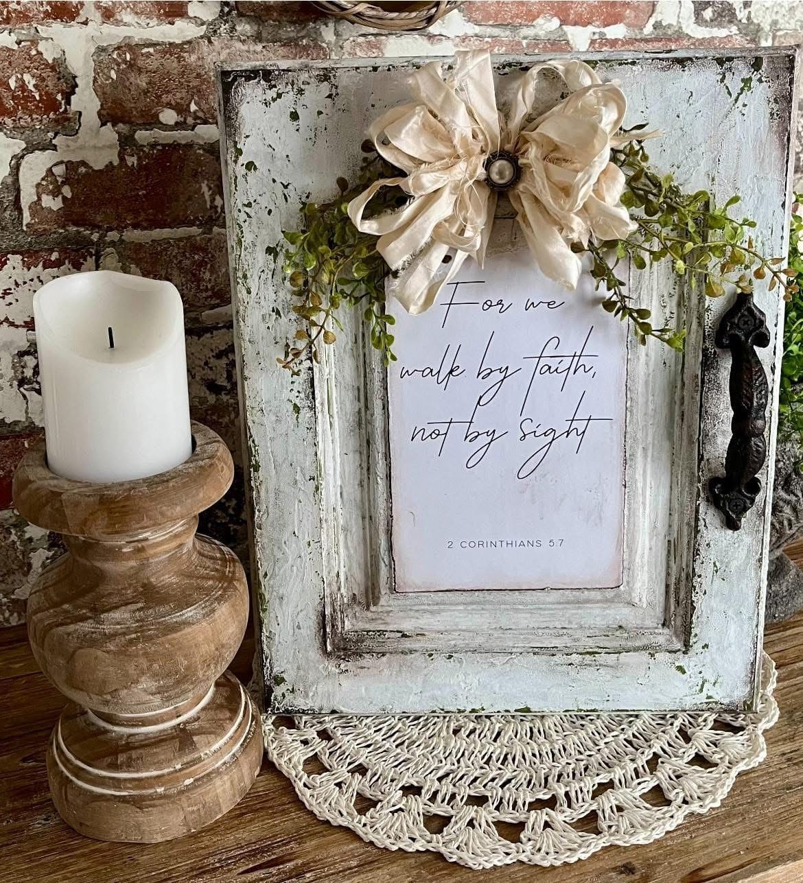 Rustic Faith Wall Accent